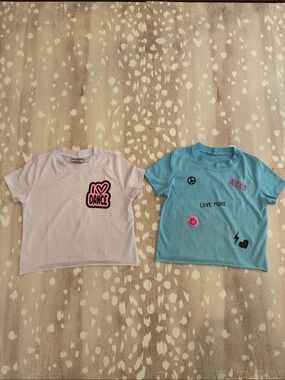 Firehouse Girls XXS Graphic Tee Bundle Made in NYC | Love Dance & Love More | 5